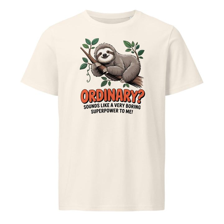Funny Sloth Unisex Organic Tee - Briadanna