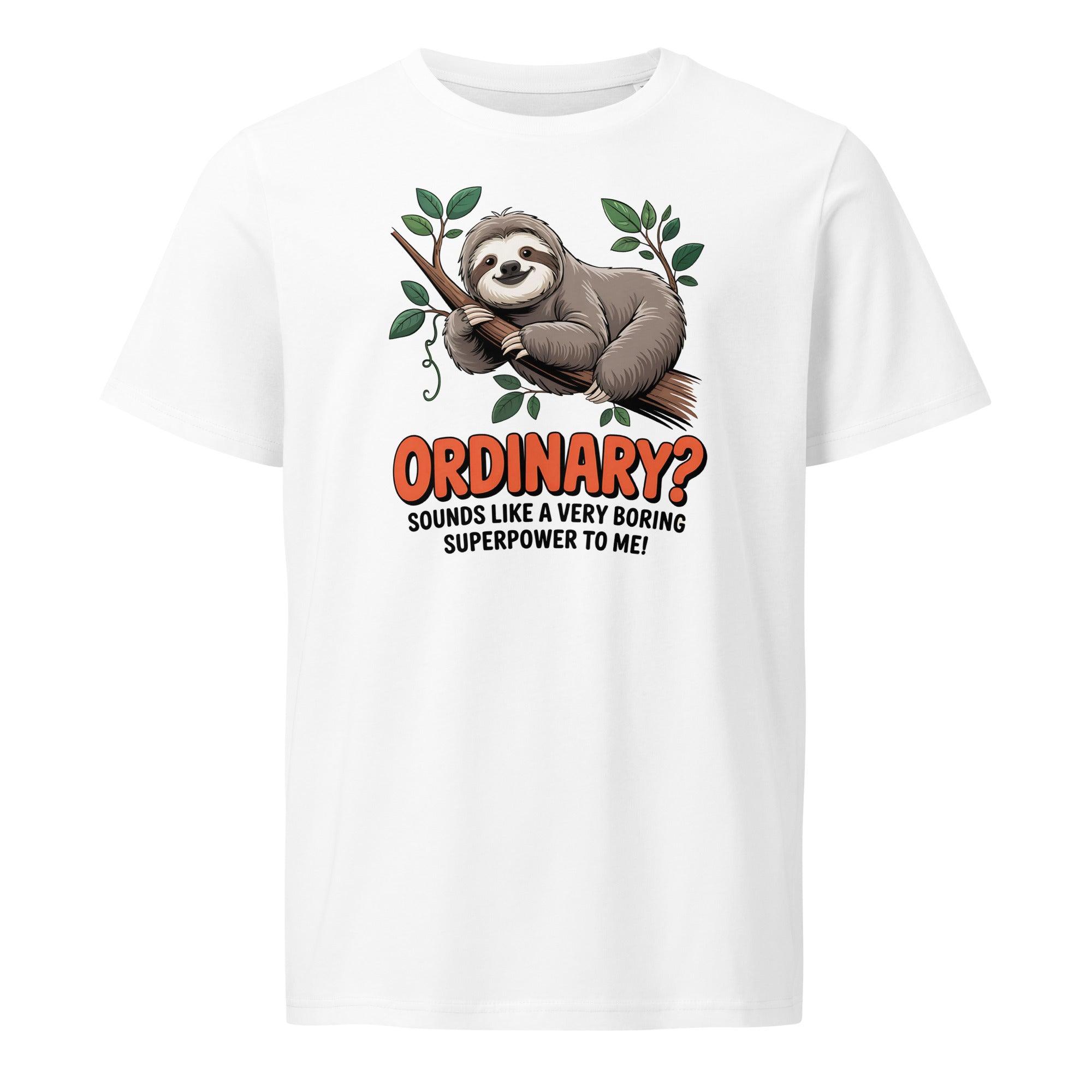 Funny Sloth Unisex Organic Tee - Briadanna
