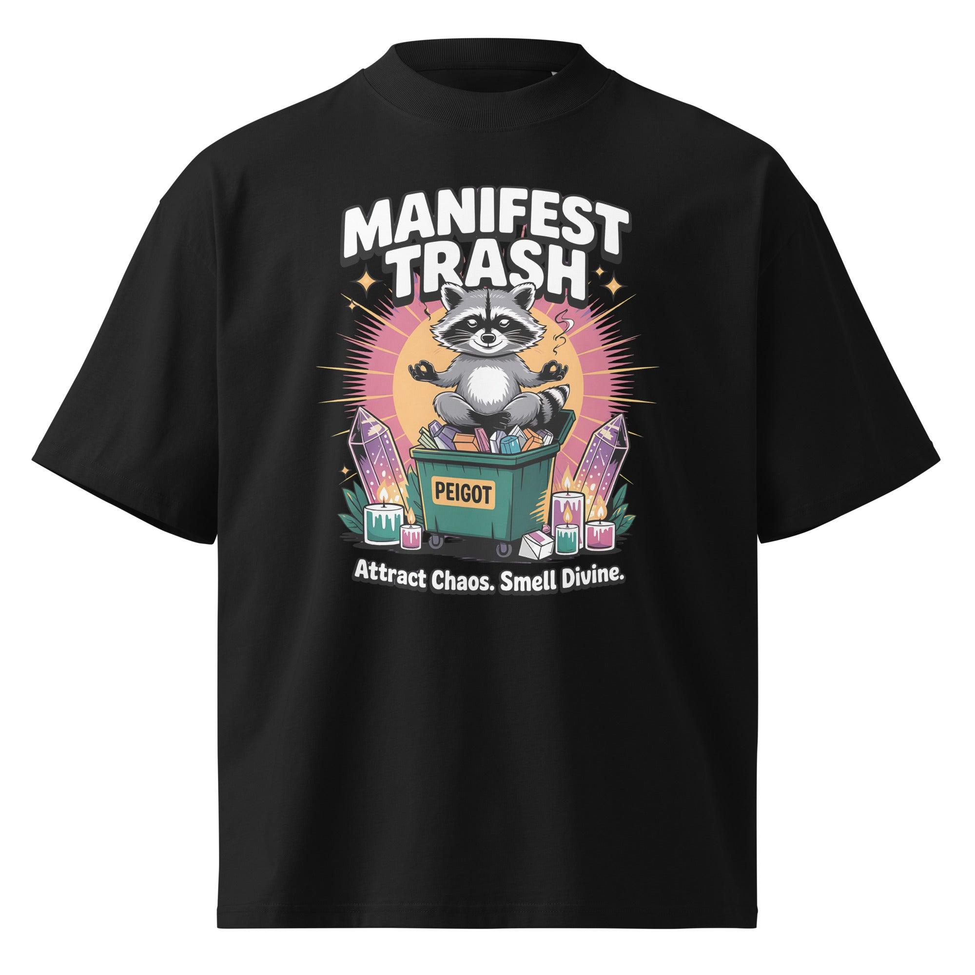 Manifest Trash High Neck Tee - Briadanna