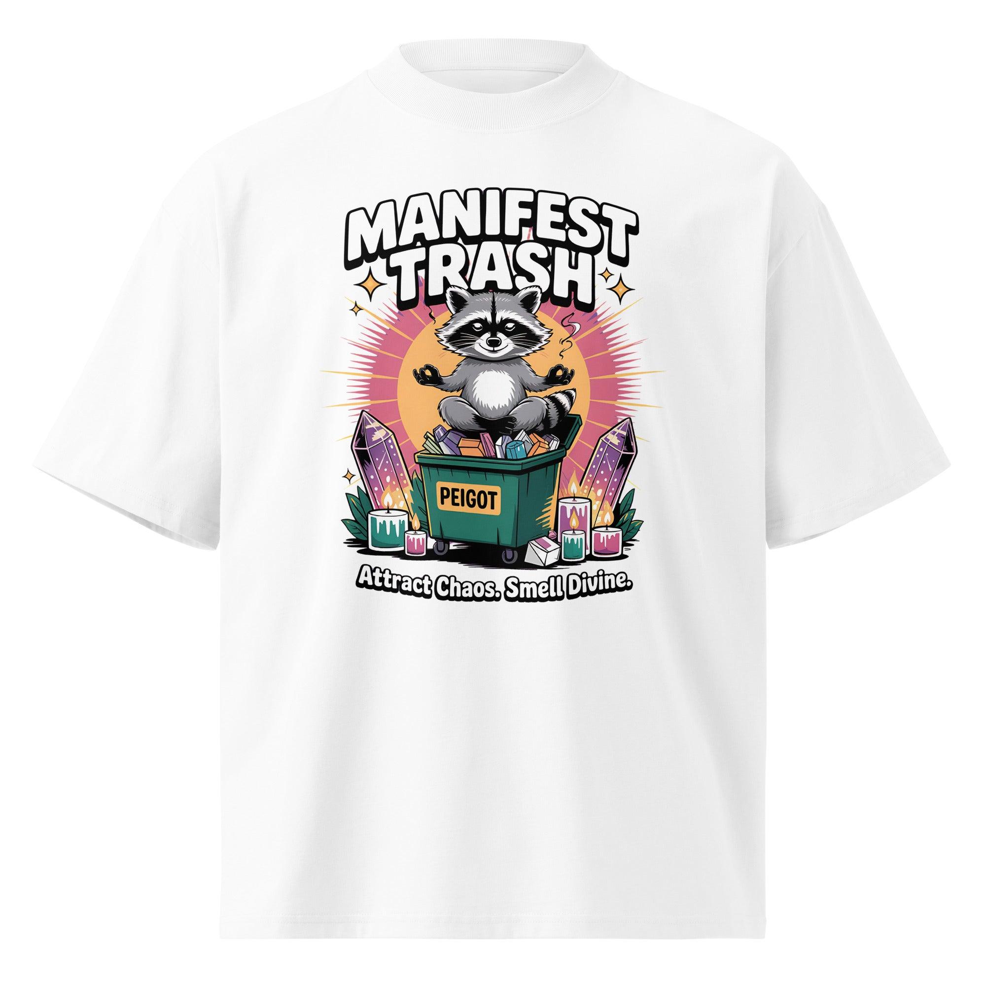 Manifest Trash High Neck Tee - Briadanna