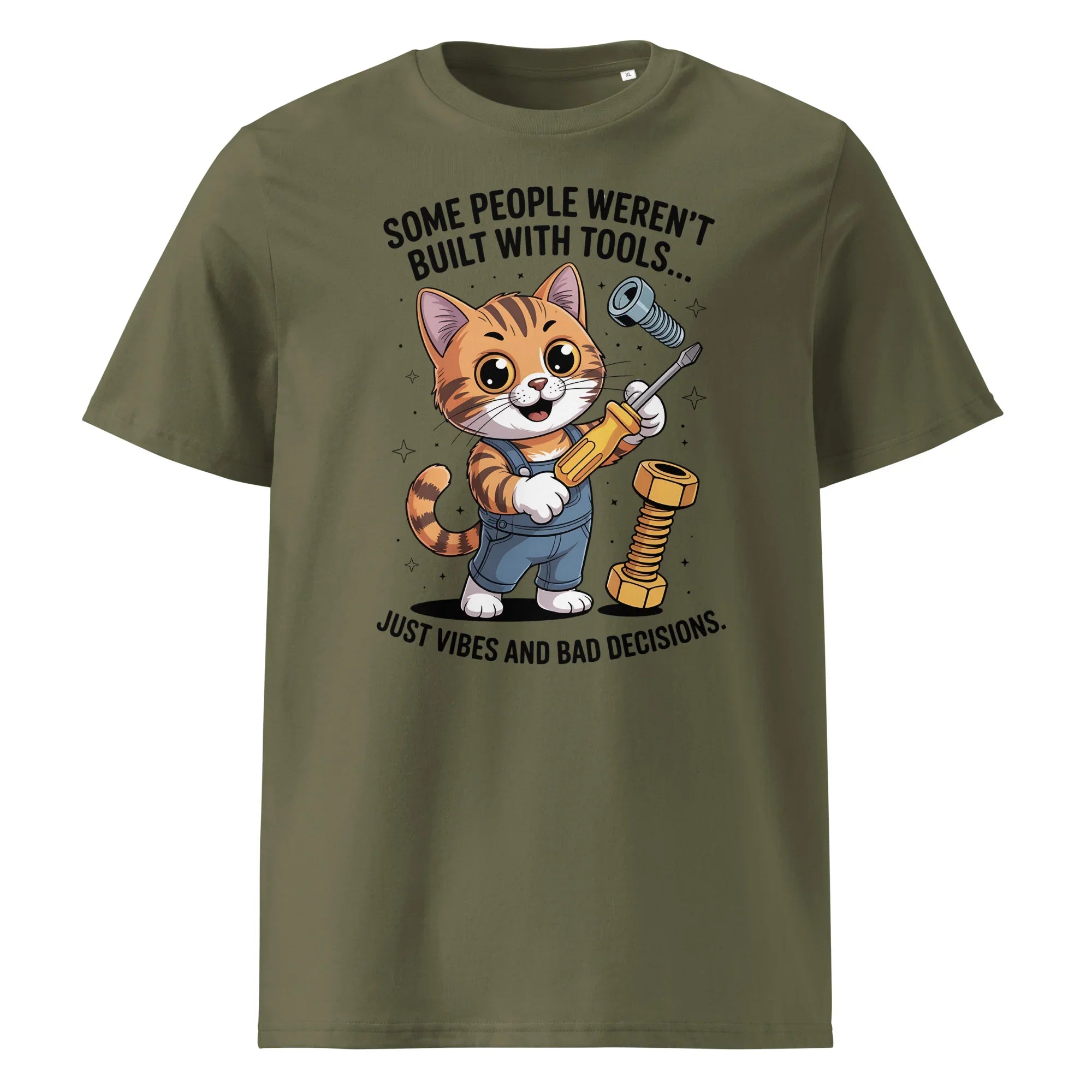 Cute Cat Missing Tools Tee - Briadanna