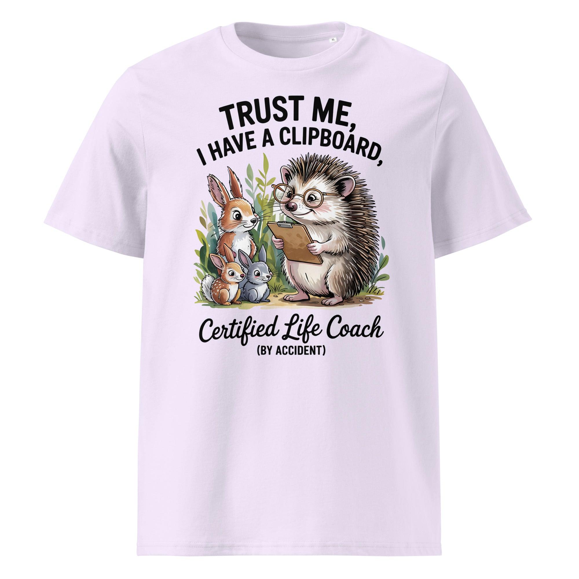 Funny Hedgehog Life Coach Tee - Briadanna