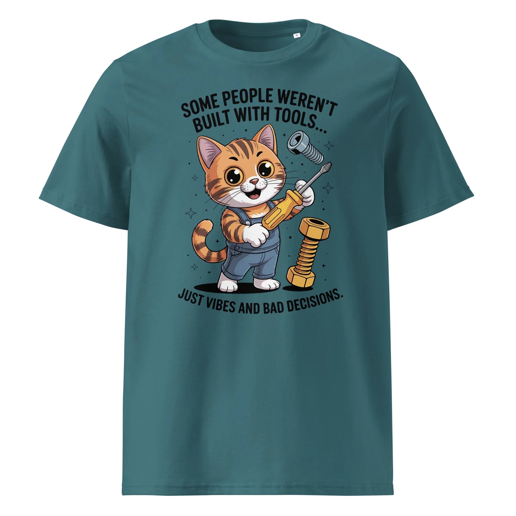 Cute Cat Missing Tools Tee - Briadanna