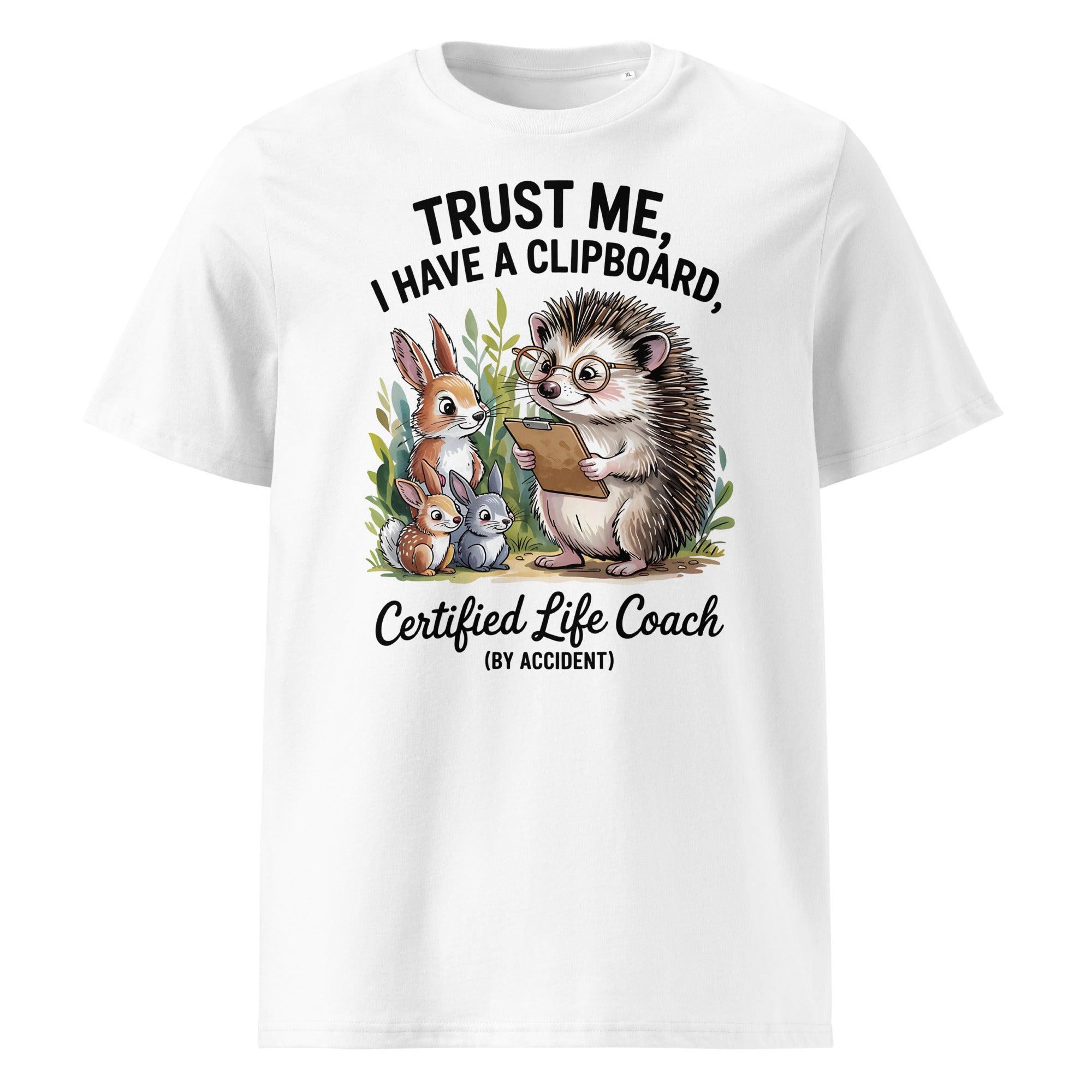 Funny Hedgehog Life Coach Tee - Briadanna