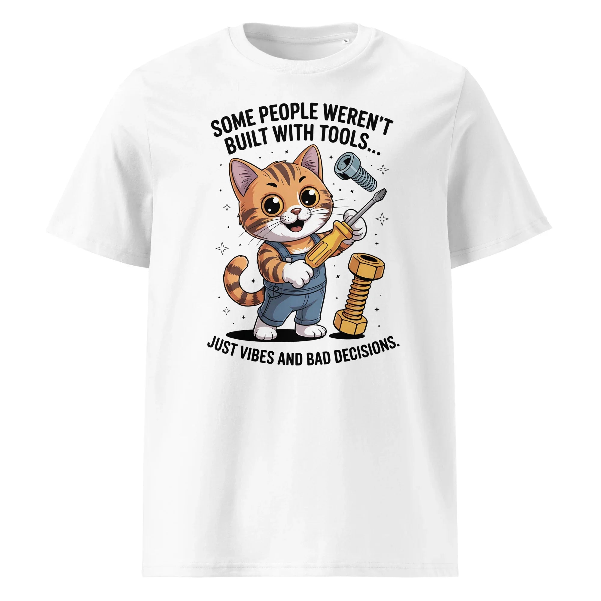 Cute Cat Missing Tools Tee - Briadanna