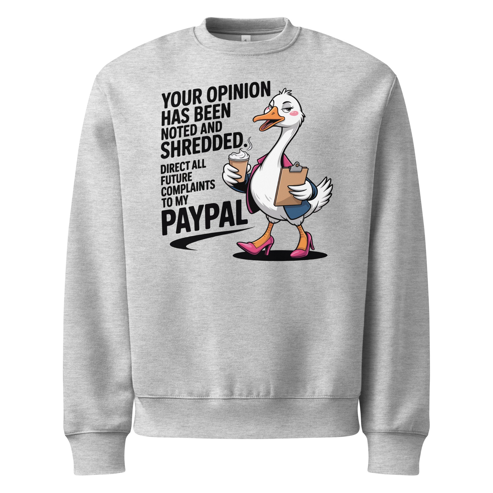 Shredded Opinion Sweatshirt - Briadanna