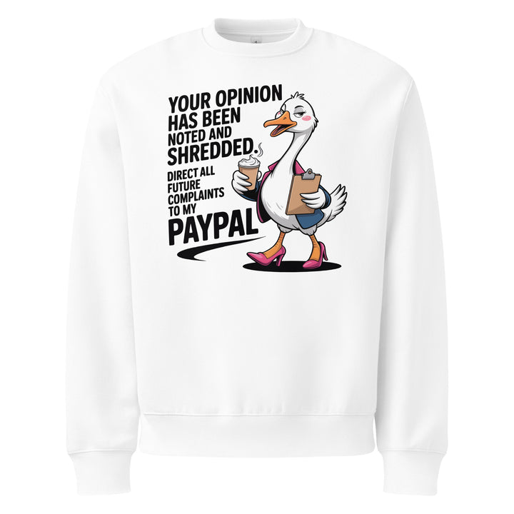 Shredded Opinion Sweatshirt - Briadanna