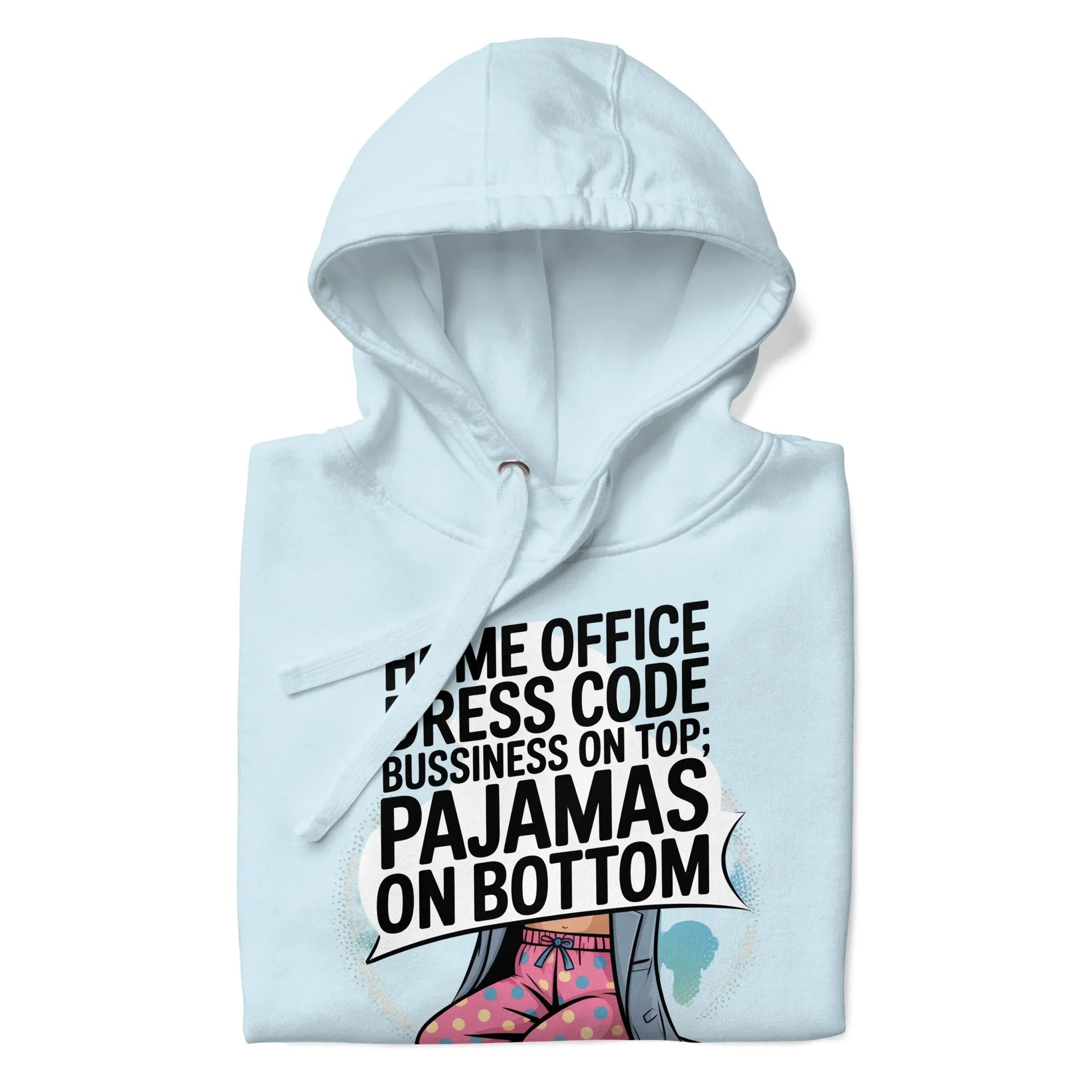 Home Office Pajamas Hoodie - Briadanna