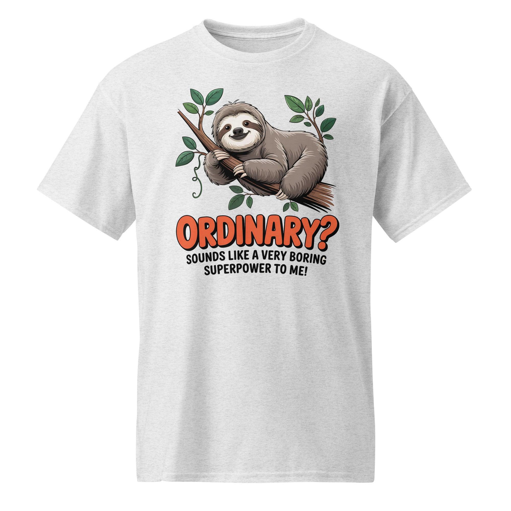 Funny Sloth 'Ordinary?' Tee - Briadanna