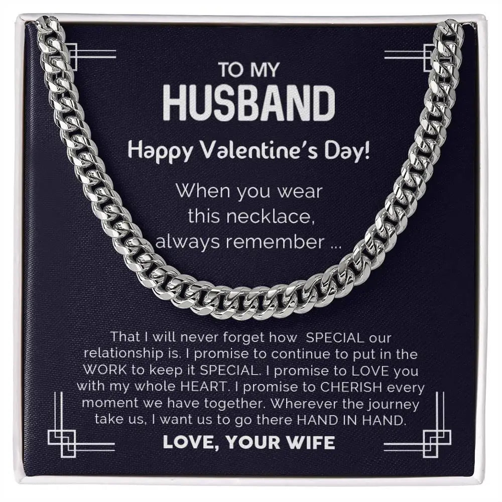 Valentine's Day Cuban Link Chain - Briadanna