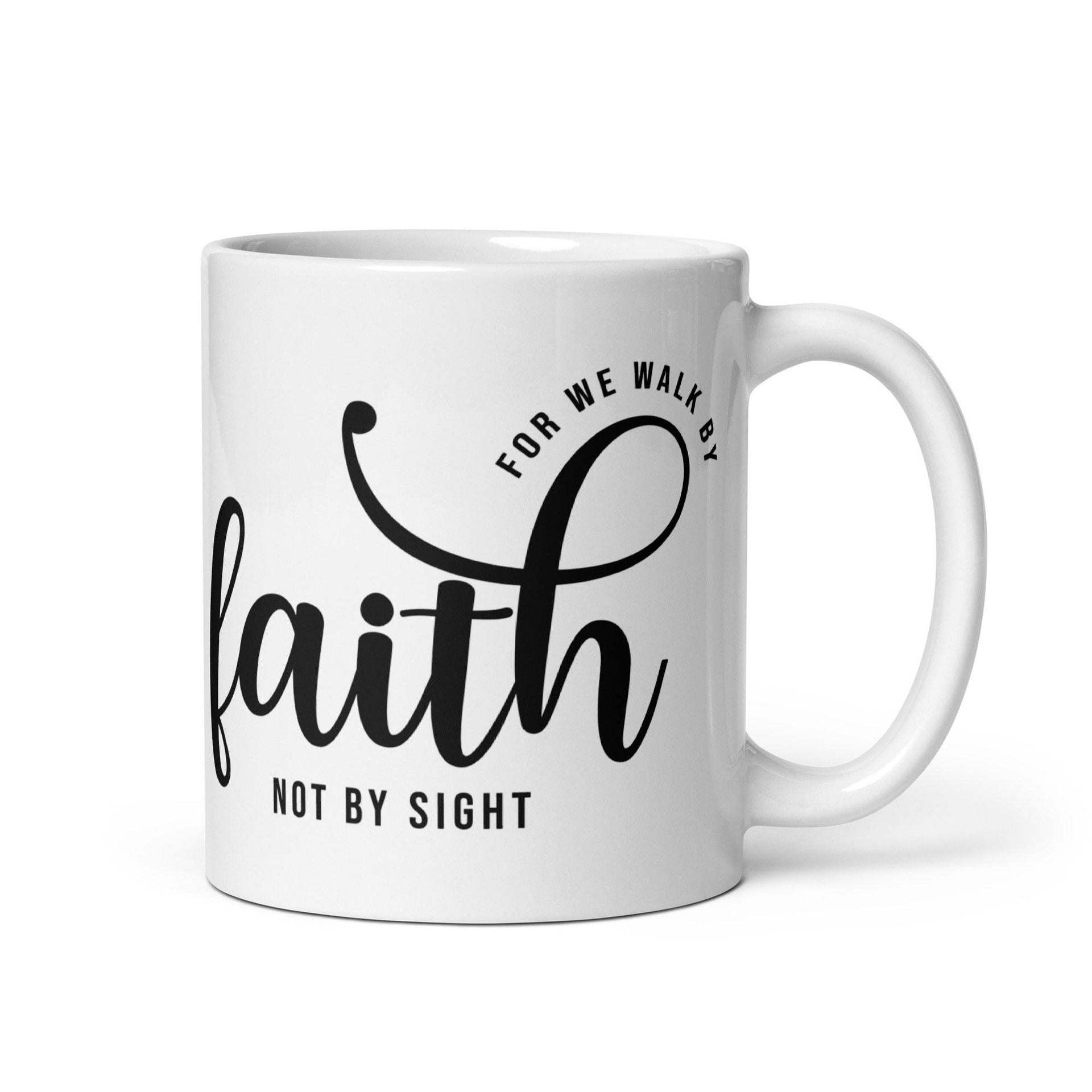 Walk By Faith Glossy Mug - Briadanna