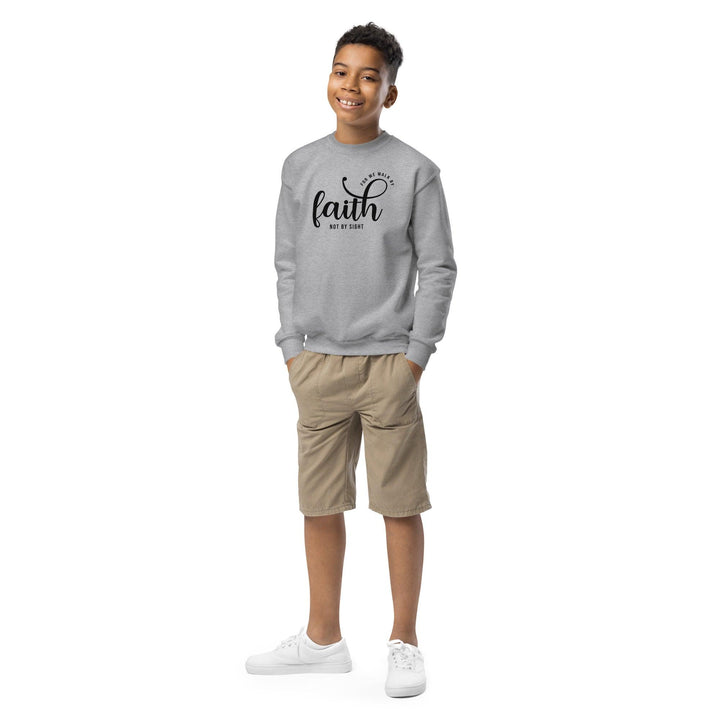 "Walk By Faith" Youth Sweatshirt - Briadanna