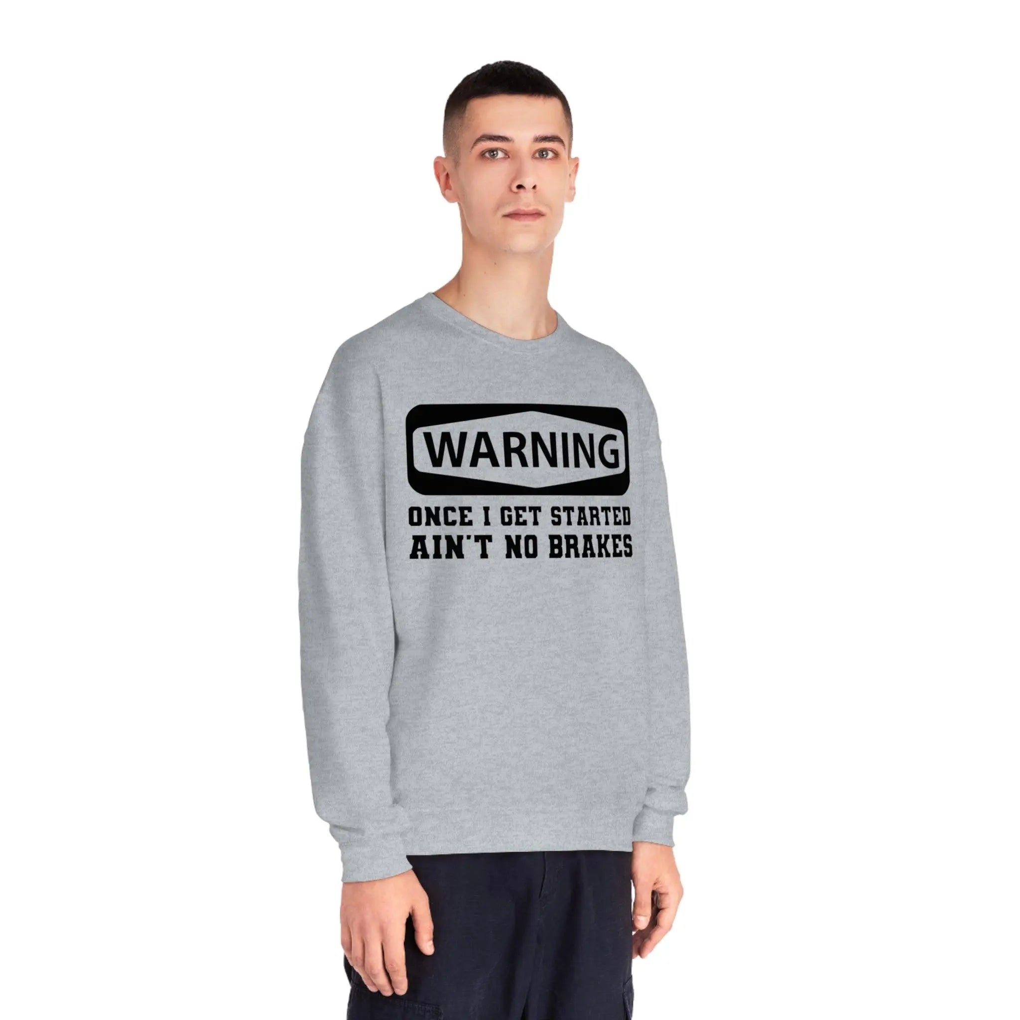 Warning Crewneck Sweatshirt - Briadanna