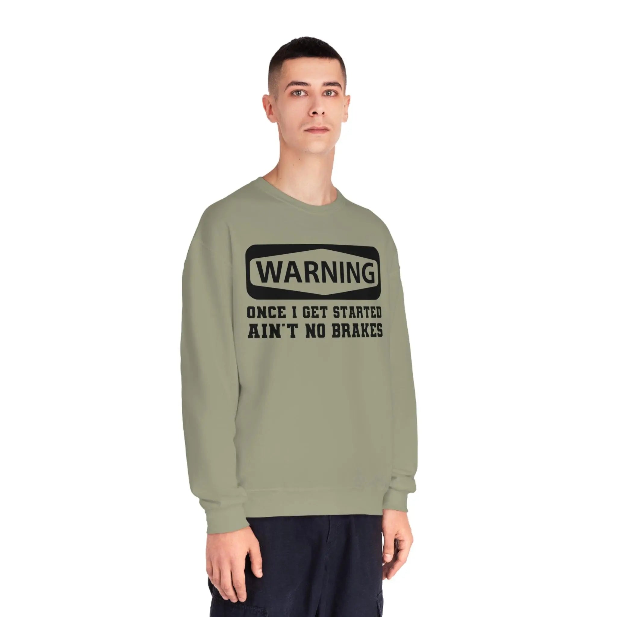 Warning Crewneck Sweatshirt - Briadanna