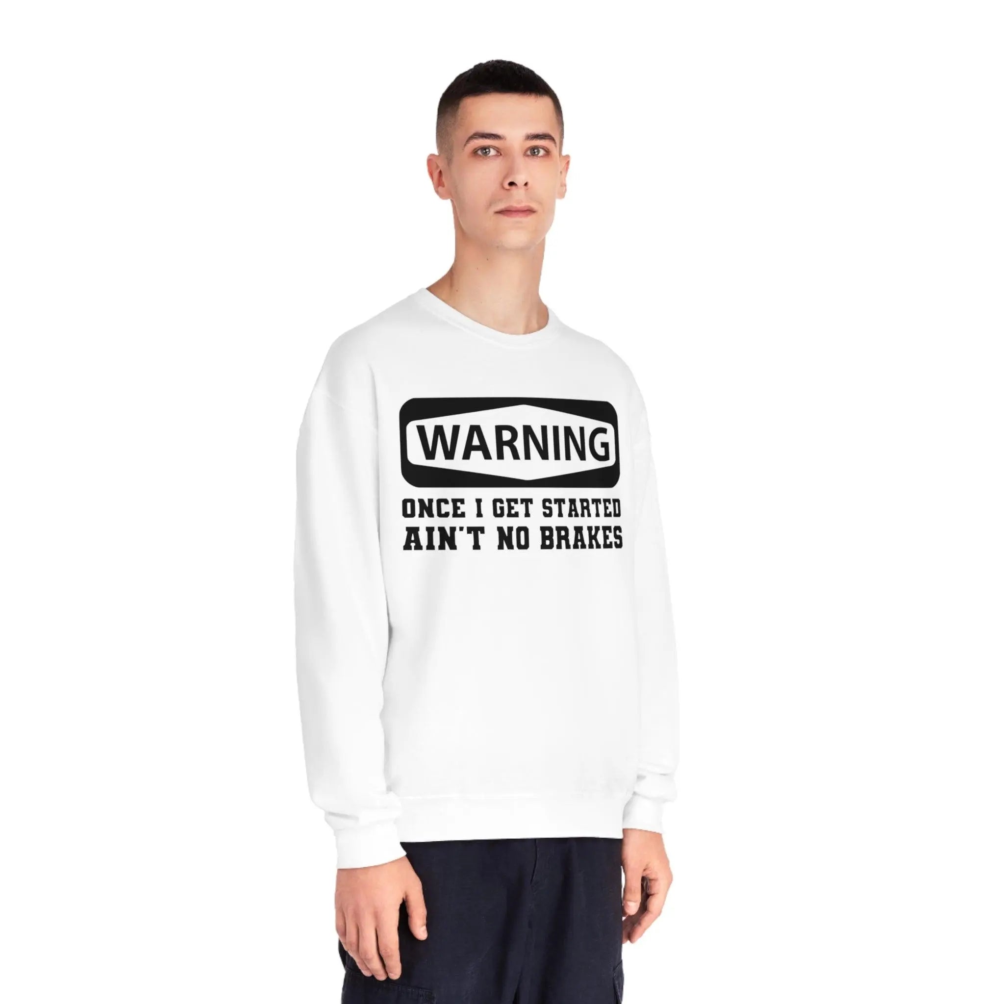 Warning Crewneck Sweatshirt - Briadanna