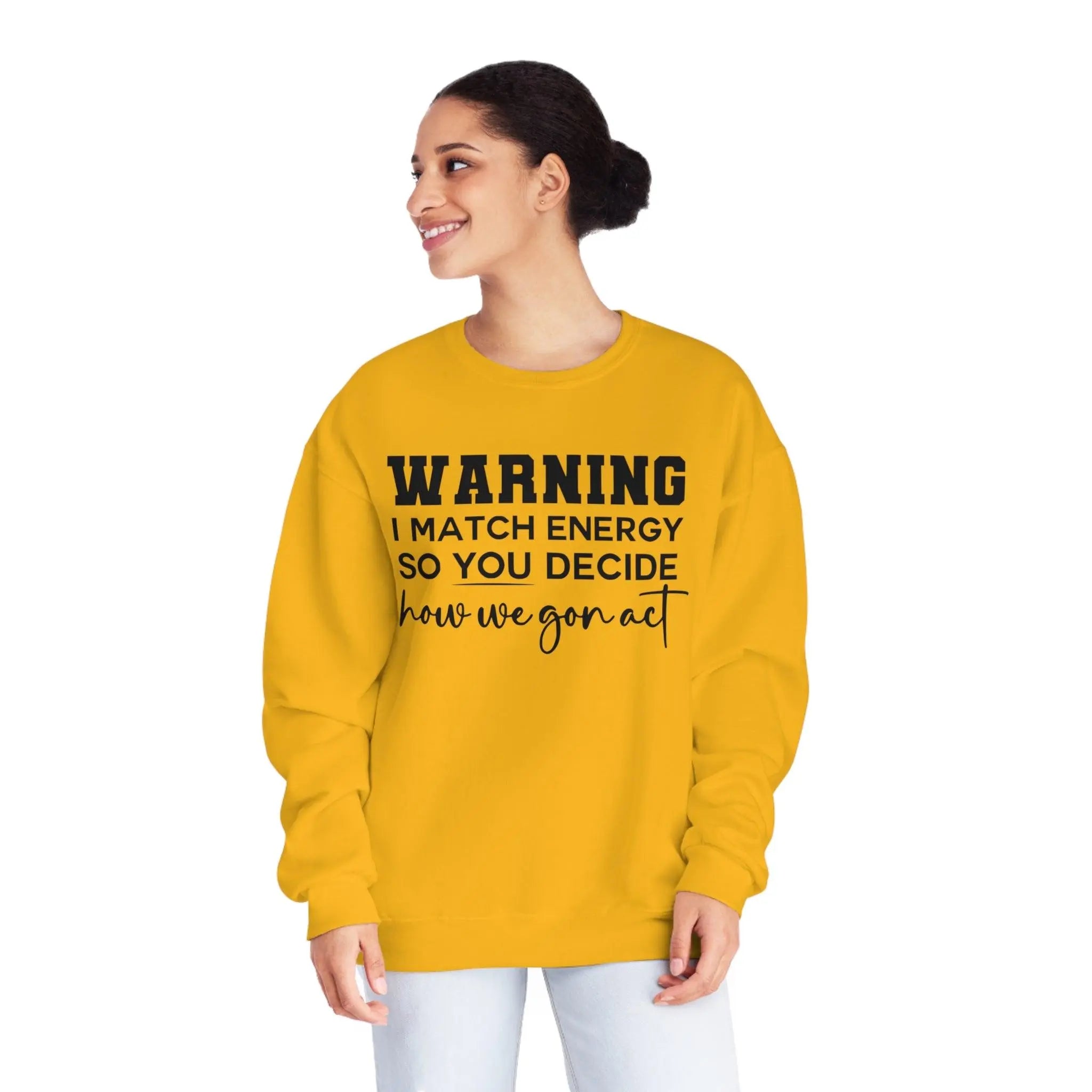 Warning II Crewneck Sweatshirt - Briadanna