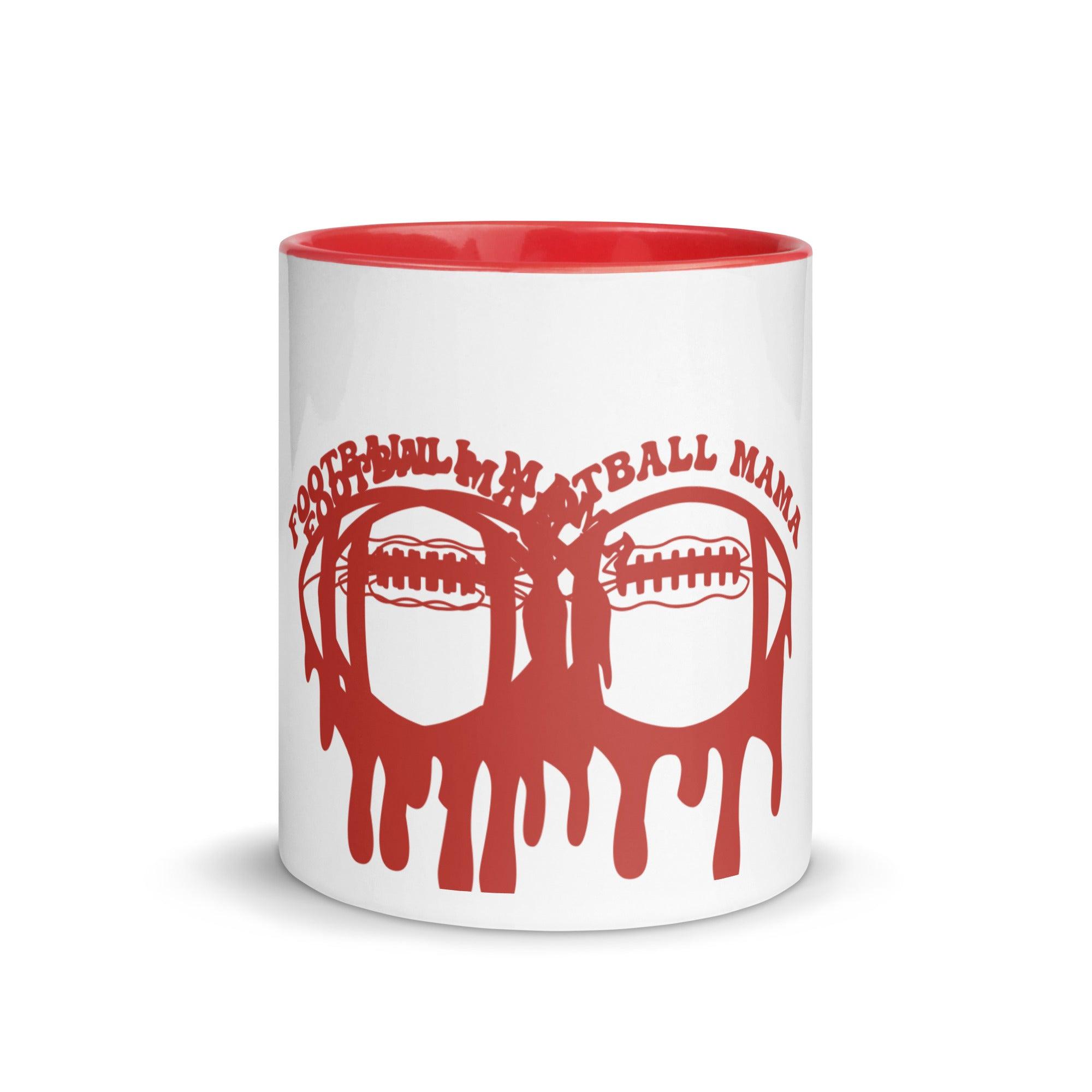 Football Mama Colored Mug - Briadanna