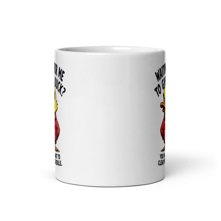 Funny Duck White Glossy Mug - Briadanna