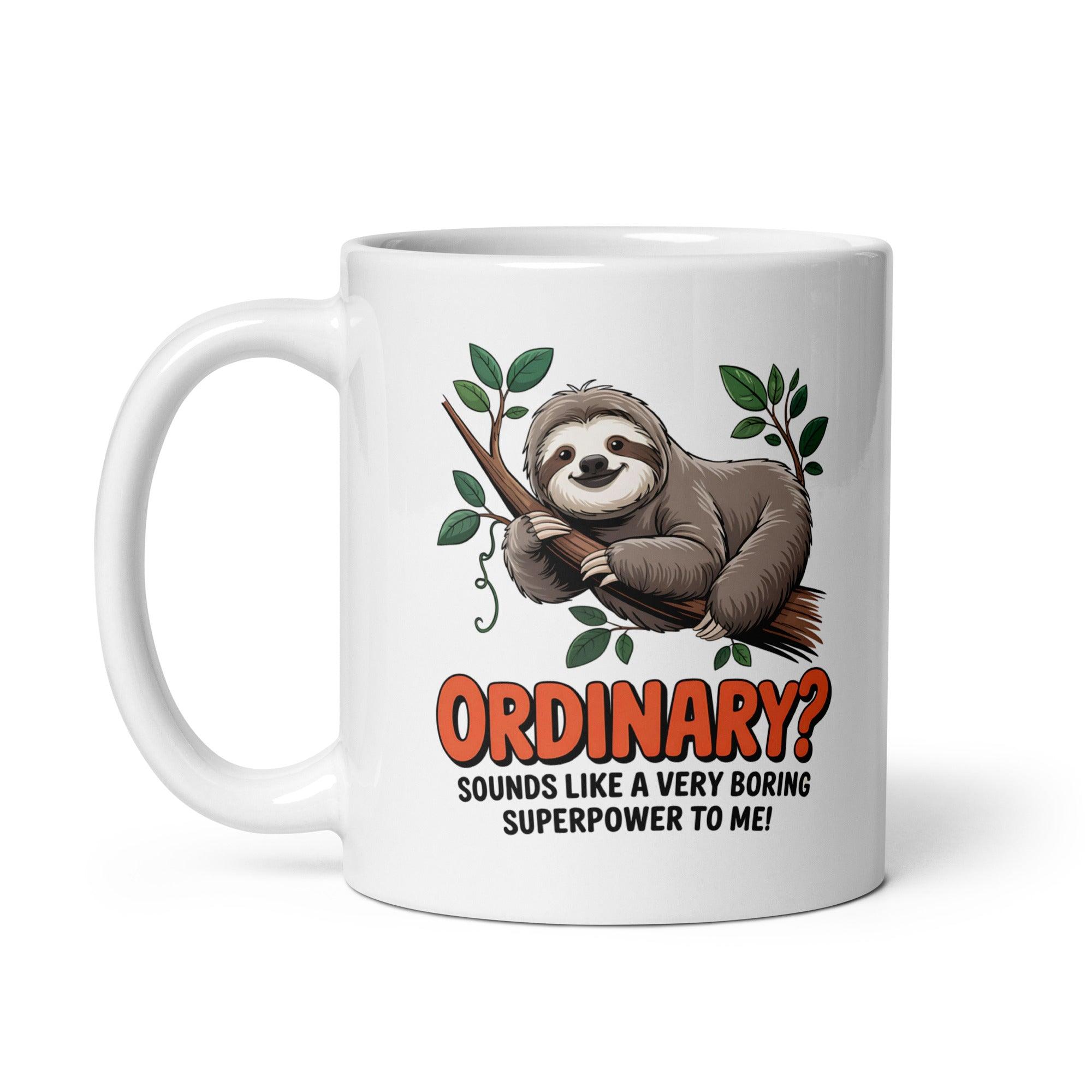 Funny Sloth Ceramic Mug - Briadanna