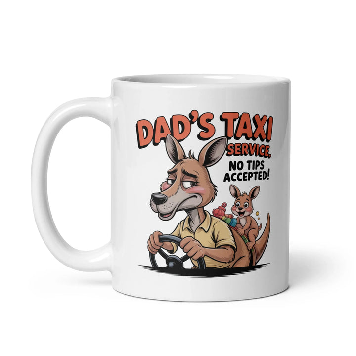 Funny "Dad's Taxi" Ceramic Mug - Briadanna