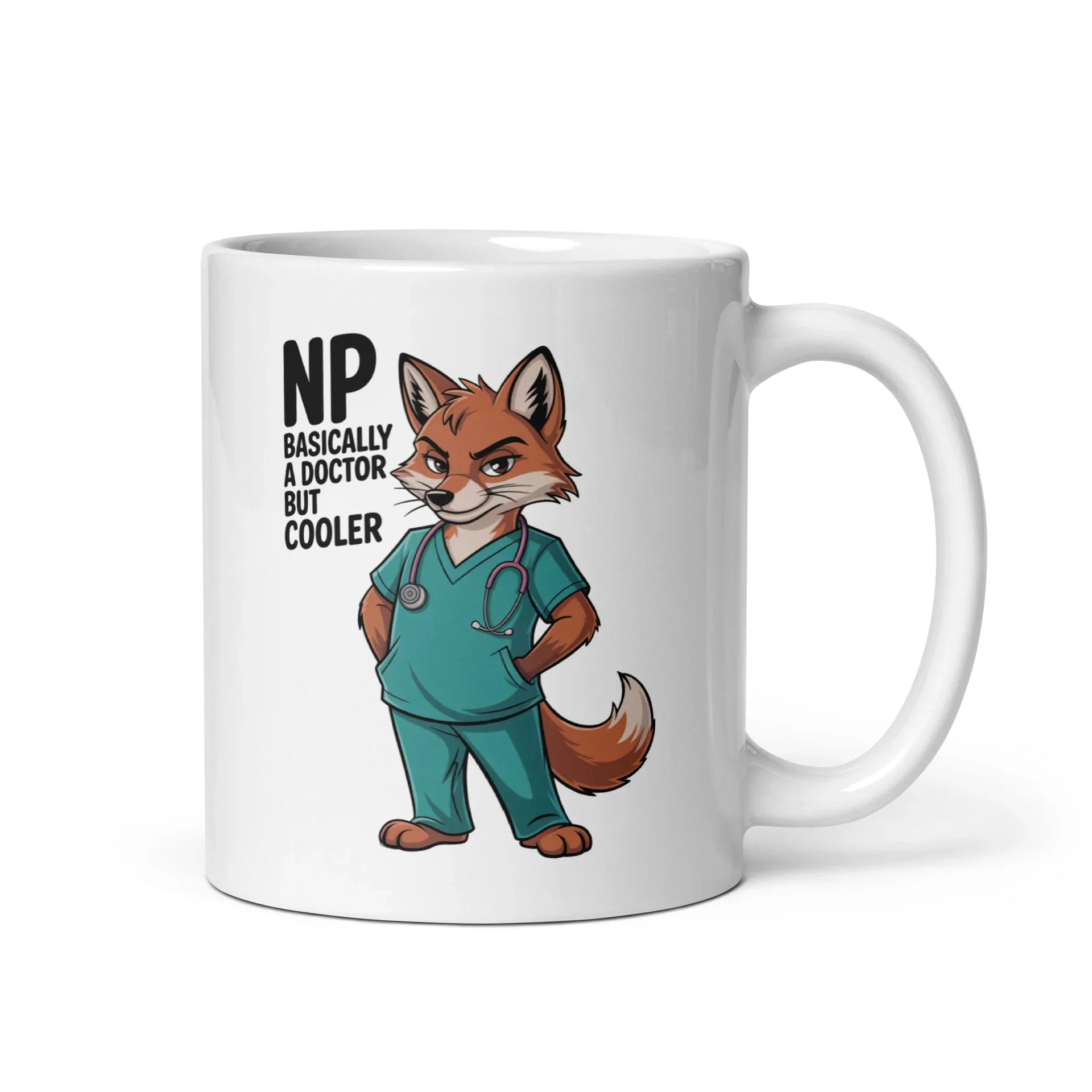 NP Doctor Fox Coffee Mug - Briadanna