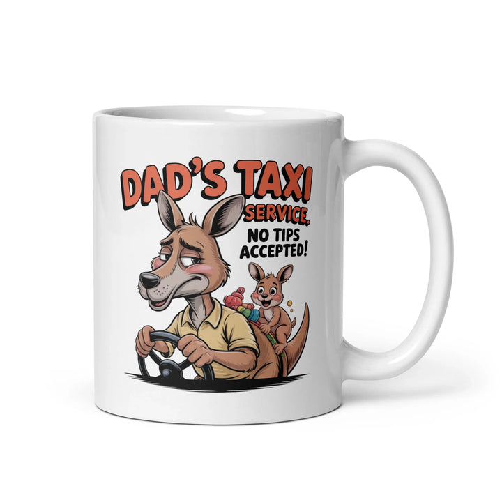 Funny "Dad's Taxi" Ceramic Mug - Briadanna