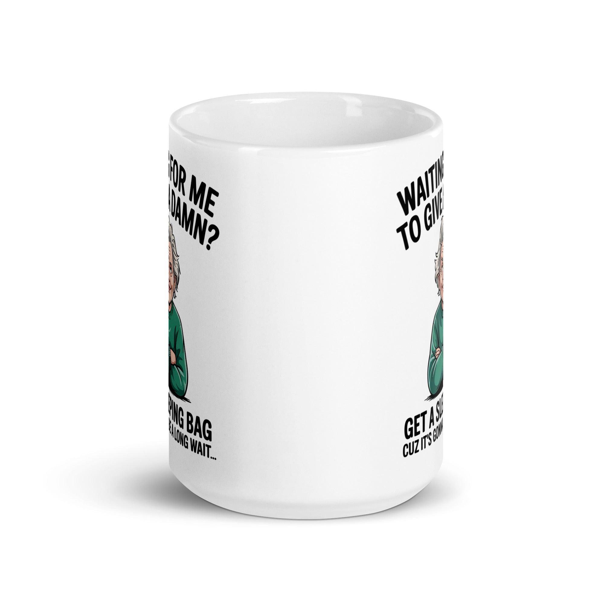 Give a Damn Funny Ceramic Mug - Briadanna