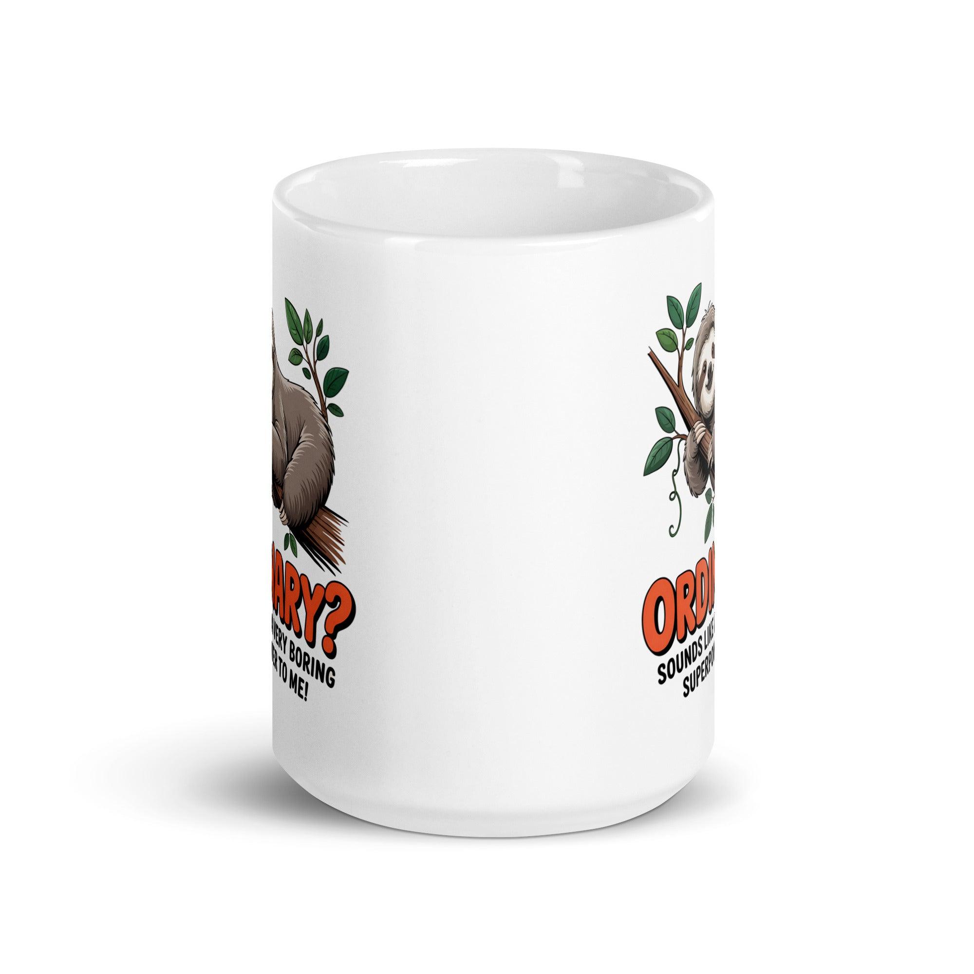 Funny Sloth Ceramic Mug - Briadanna