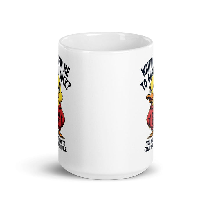 Funny Duck White Glossy Mug - Briadanna