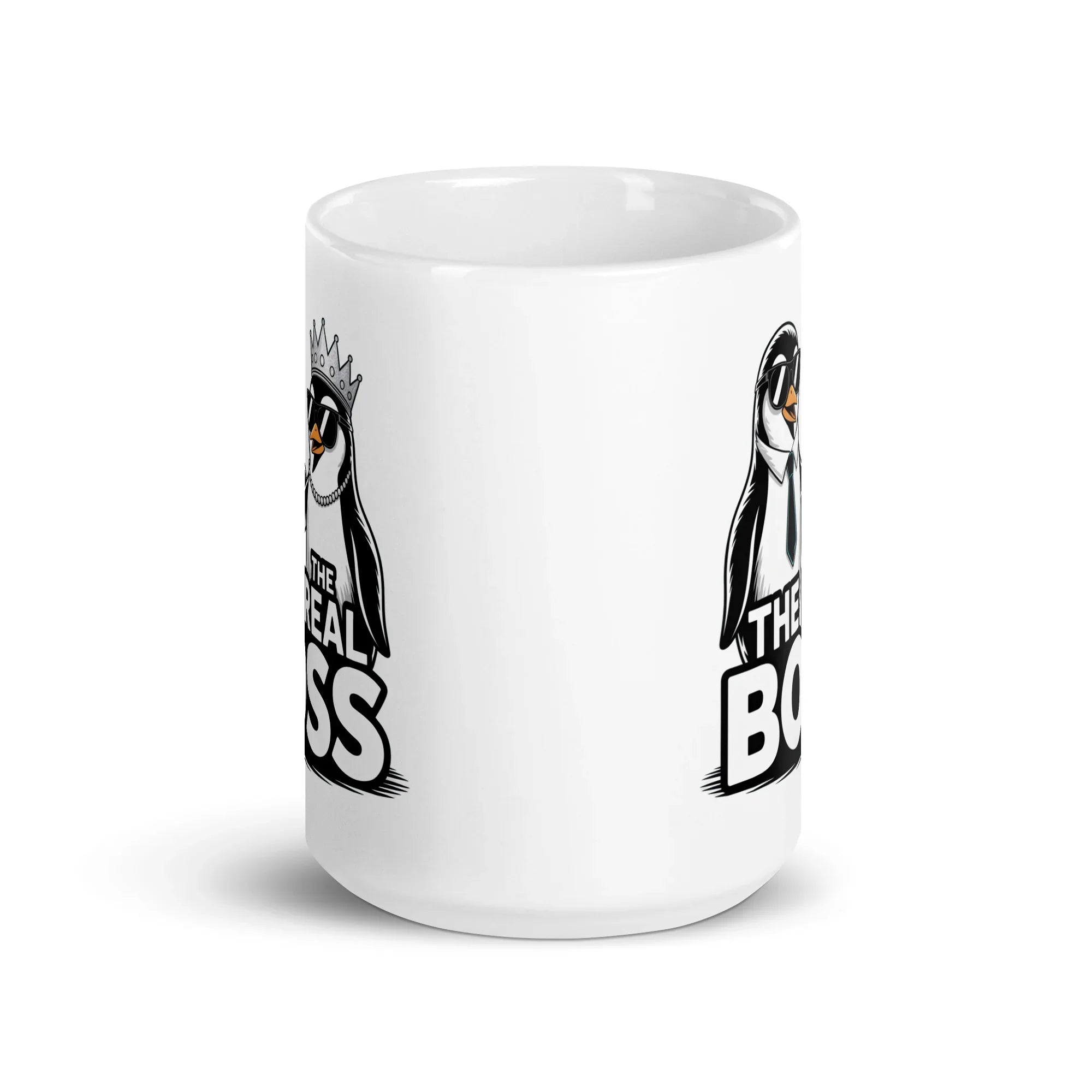 Penguin Boss Ceramic Mug - Briadanna