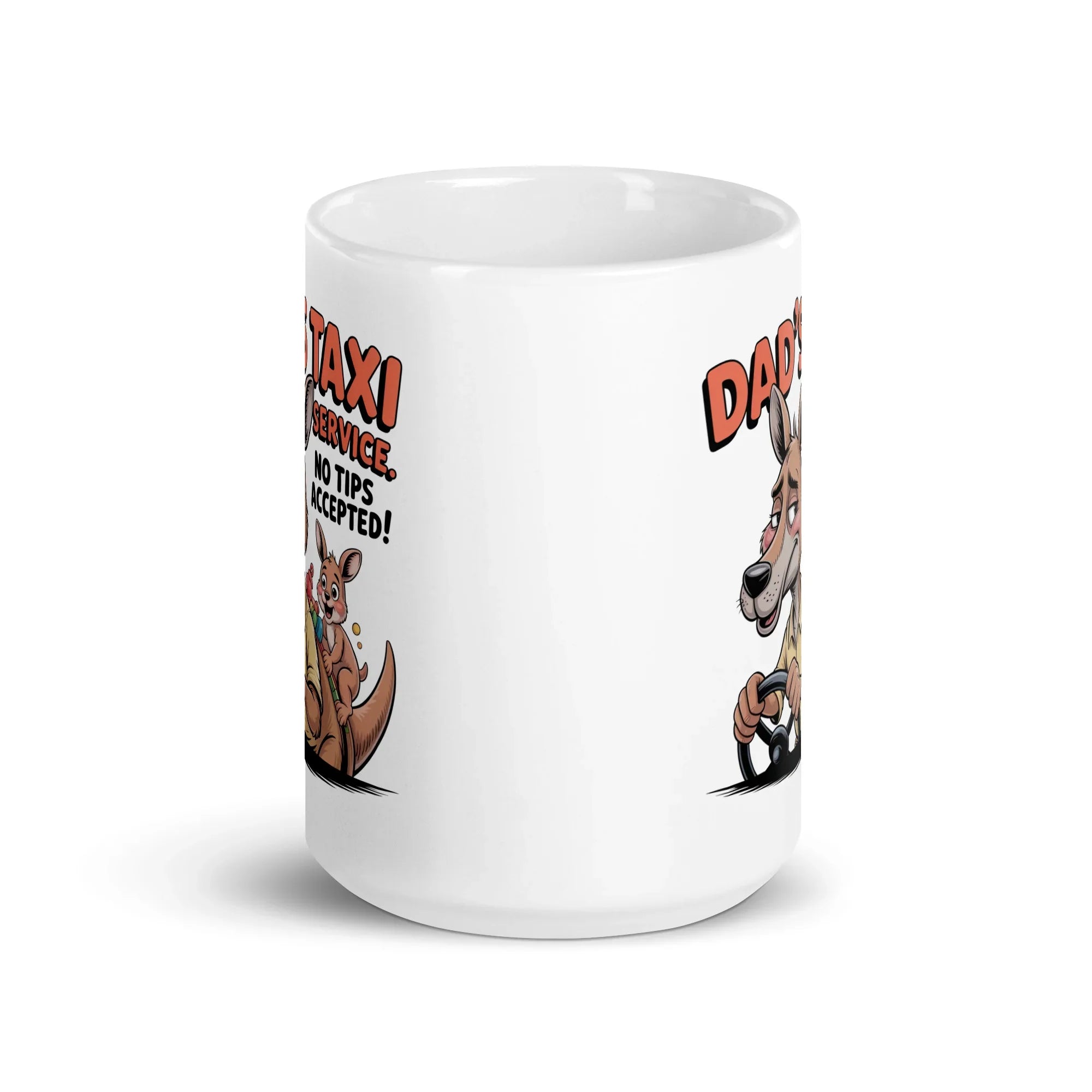 Funny "Dad's Taxi" Ceramic Mug - Briadanna