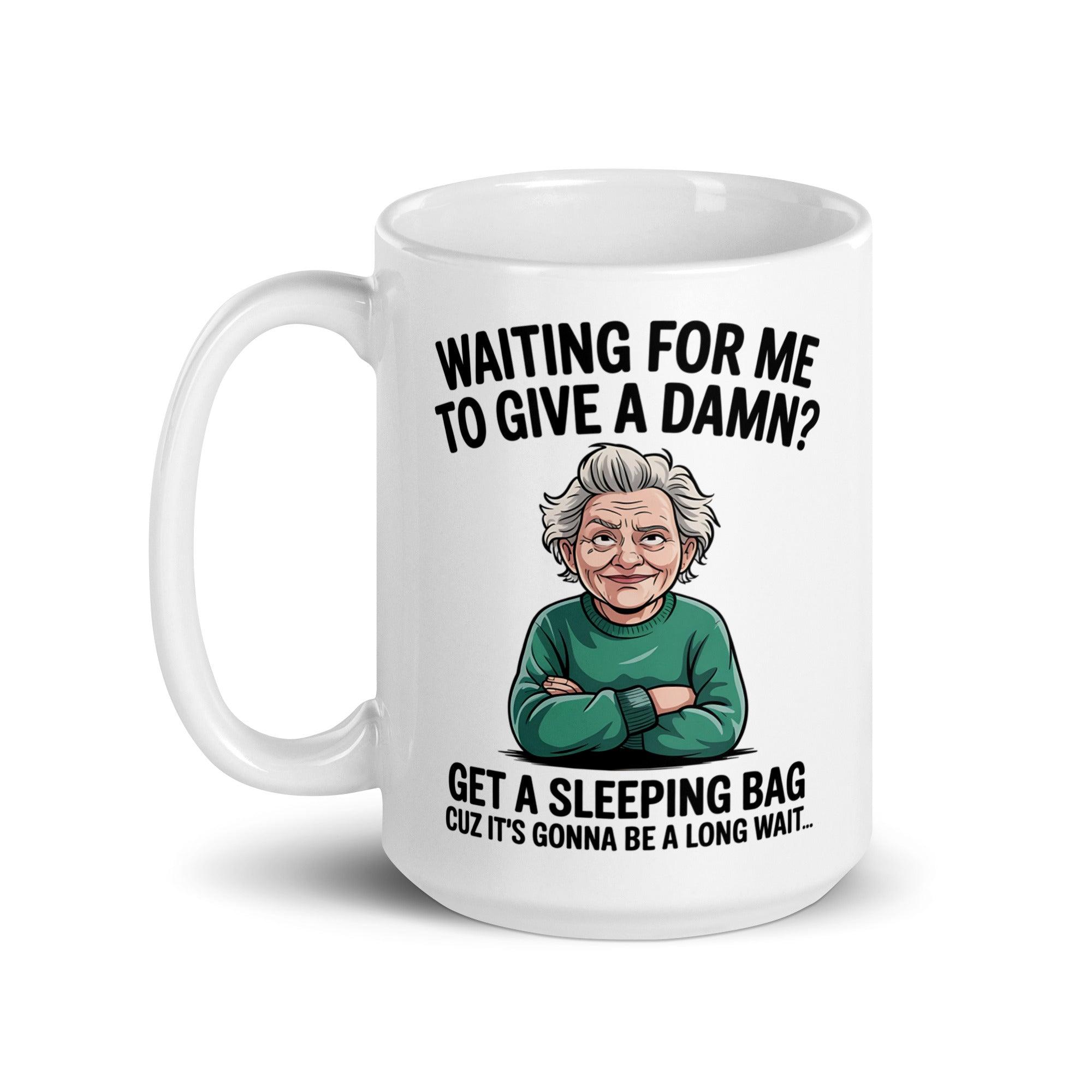 Give a Damn Funny Ceramic Mug - Briadanna
