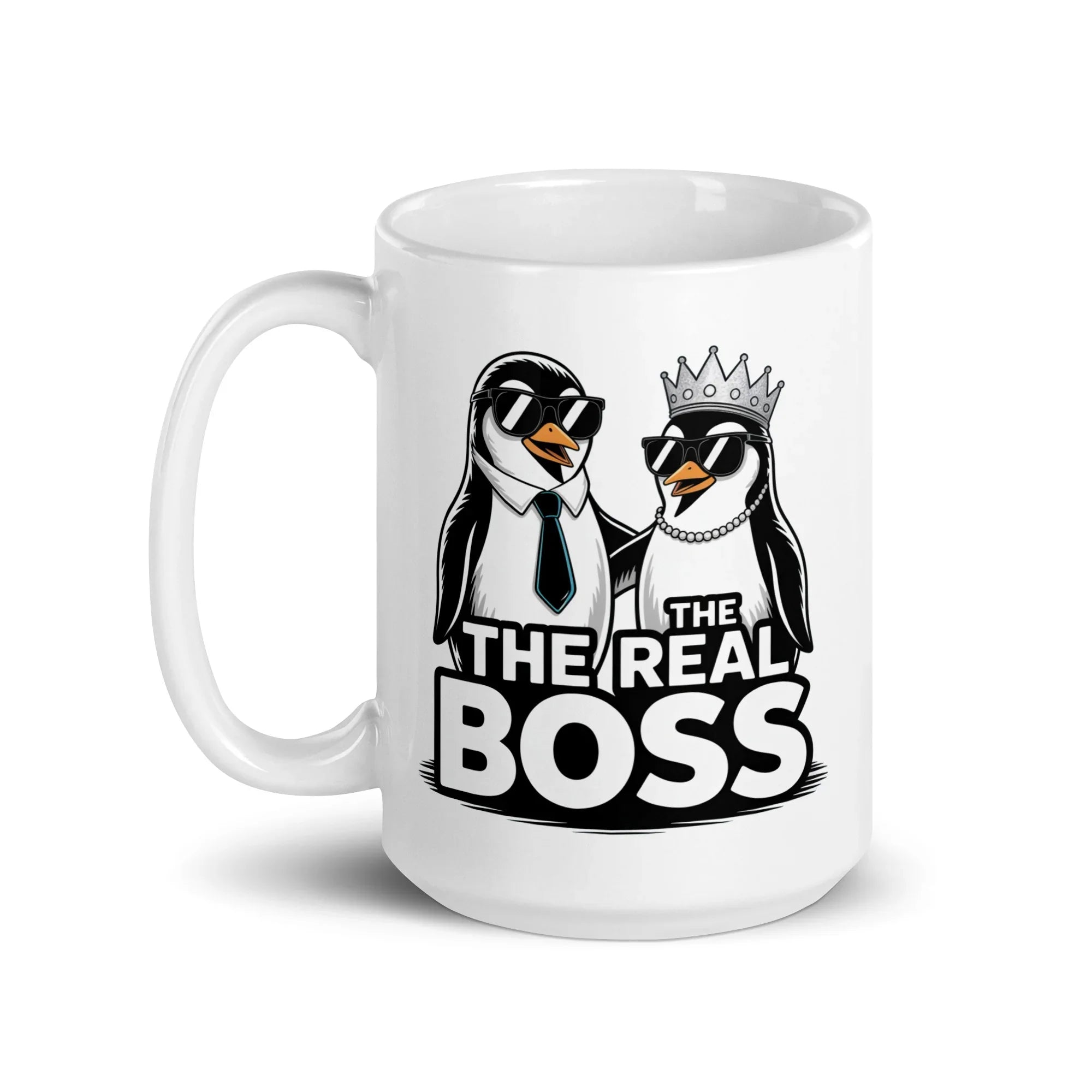 Penguin Boss Ceramic Mug - Briadanna