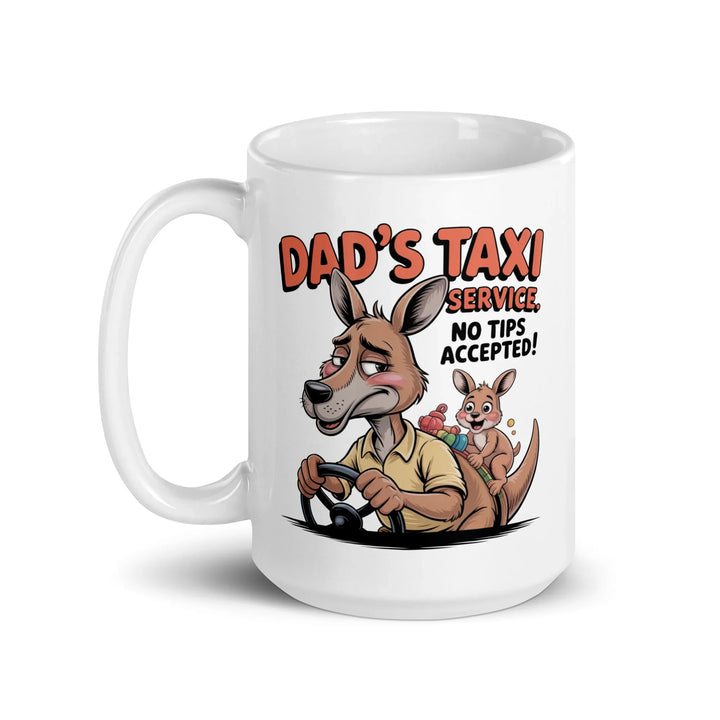 Funny "Dad's Taxi" Ceramic Mug - Briadanna