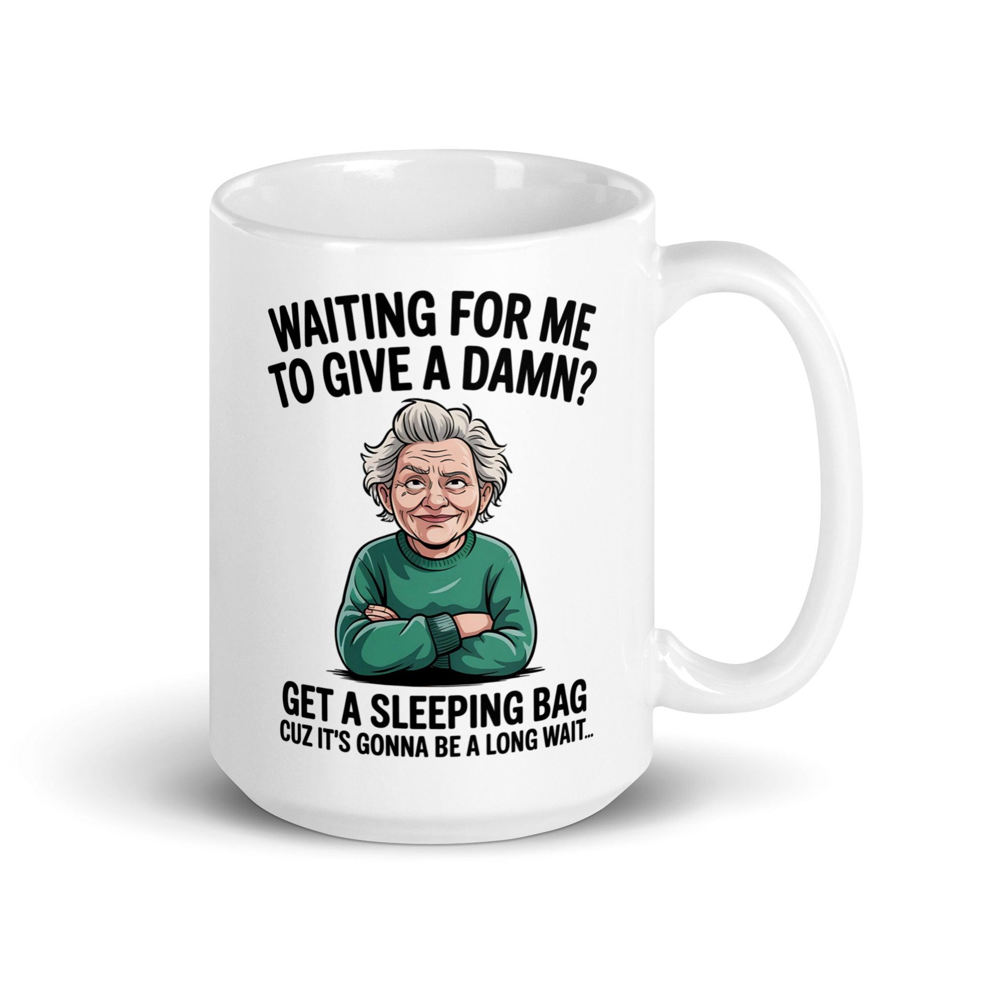 Give a Damn Funny Ceramic Mug - Briadanna