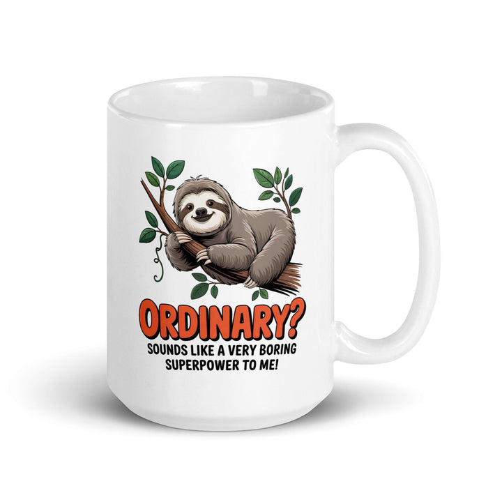 Funny Sloth Ceramic Mug - Briadanna