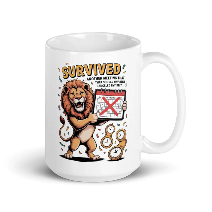 Survived Meeting Lion Mug - Briadanna