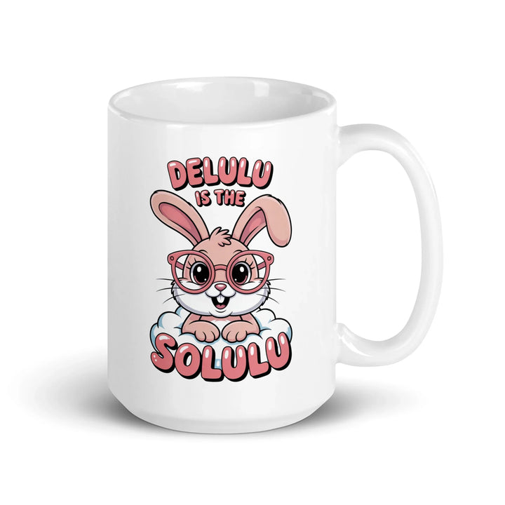Cute Bunny Delulu Mug - Briadanna