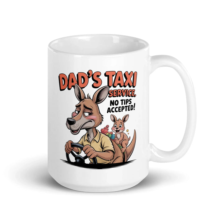 Funny "Dad's Taxi" Ceramic Mug - Briadanna