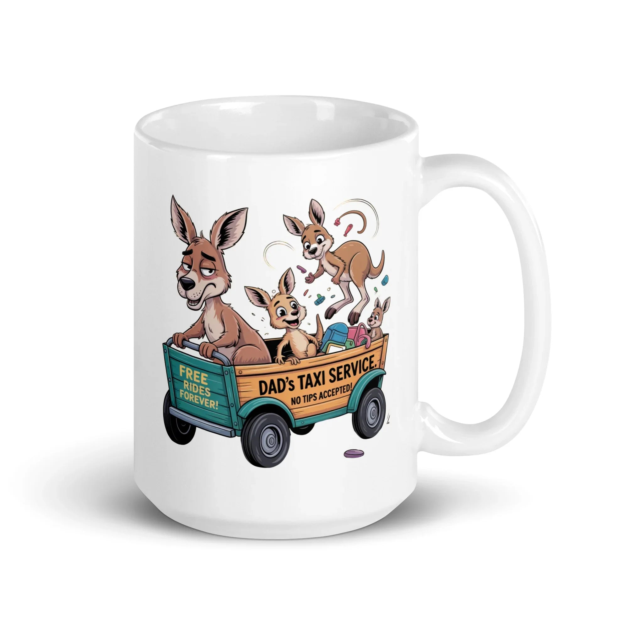 Dad's Taxi Service Ceramic Mug - Briadanna