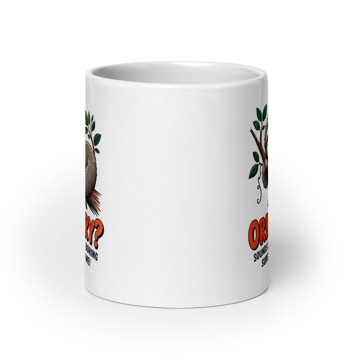 Funny Sloth Ceramic Mug - Briadanna