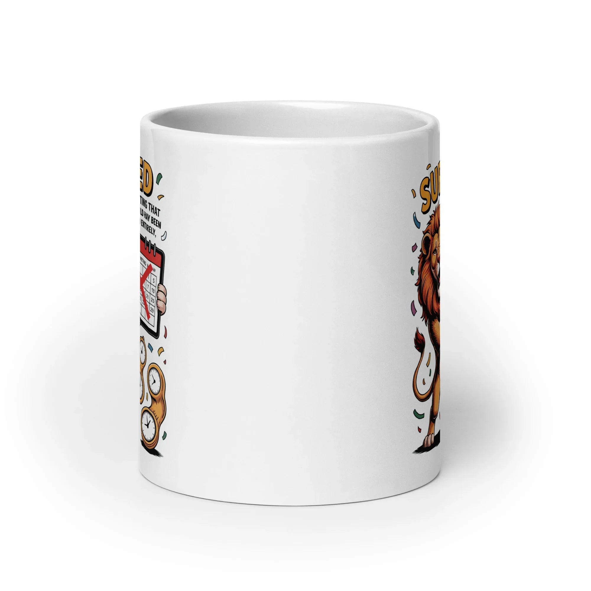 Survived Meeting Lion Mug - Briadanna