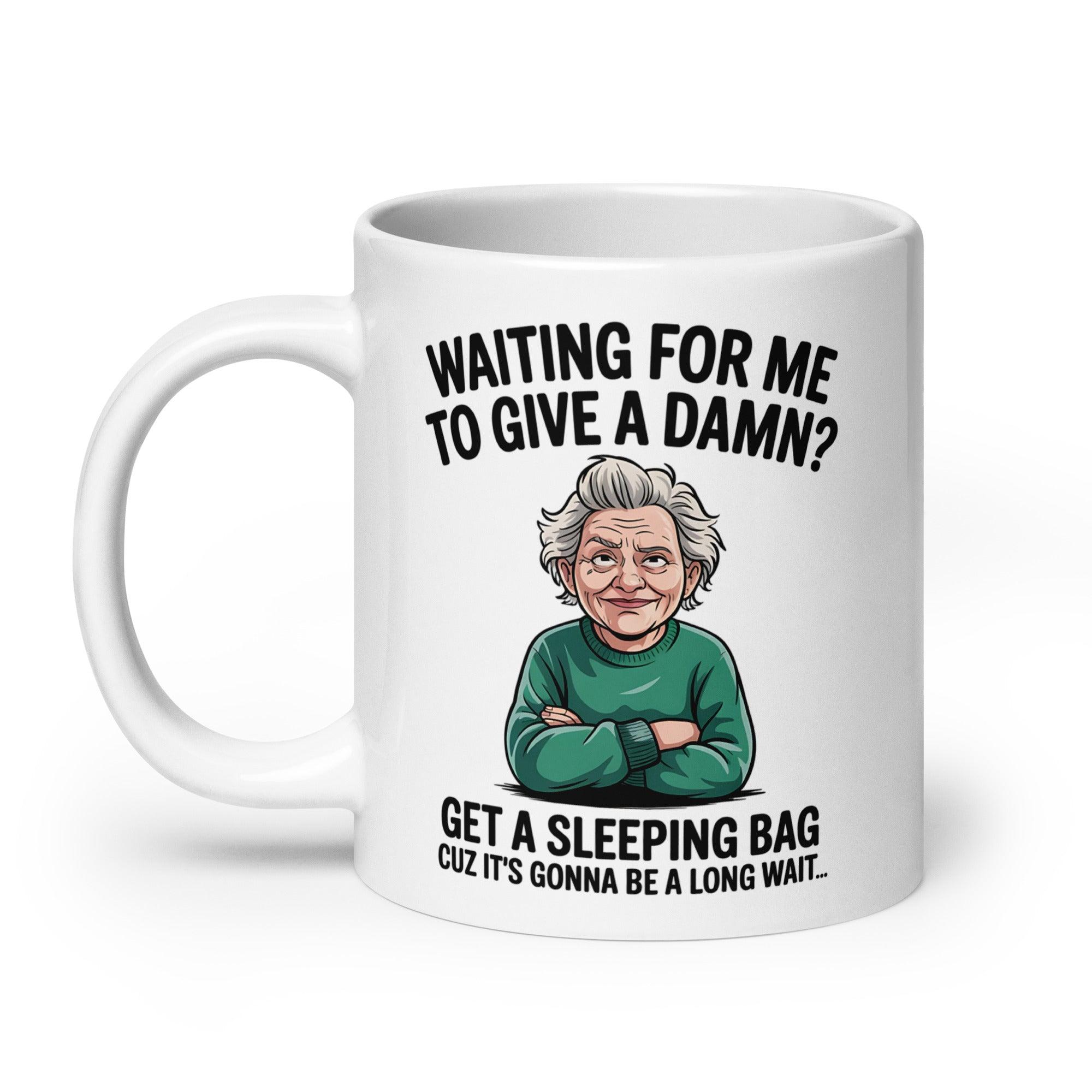 Give a Damn Funny Ceramic Mug - Briadanna