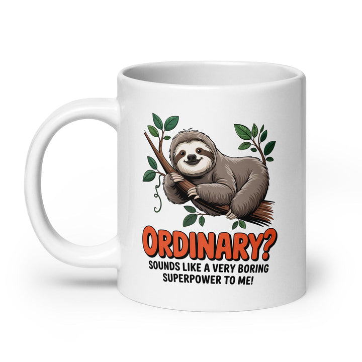Funny Sloth Ceramic Mug - Briadanna
