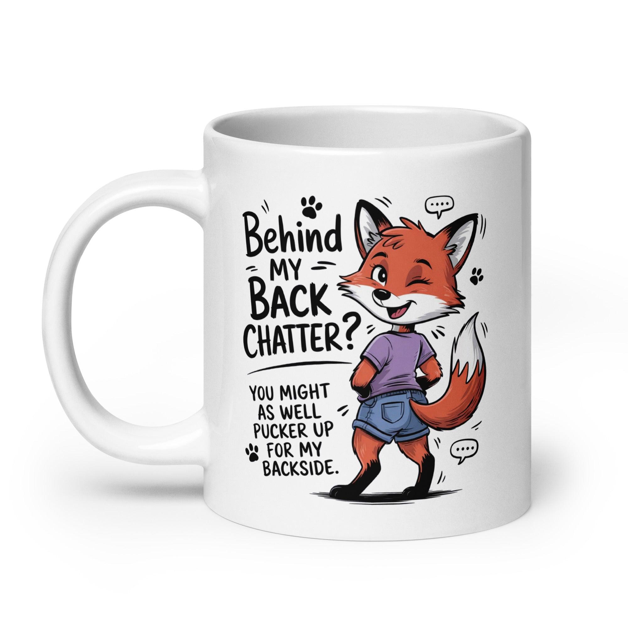 Funny Fox Glossy Ceramic Mug - Briadanna