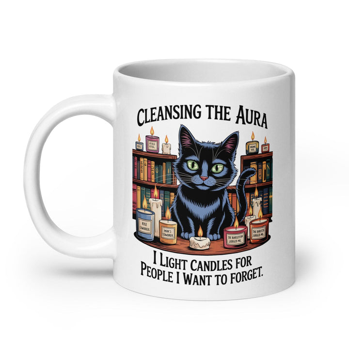 Cleansing Aura Cat Ceramic Mug - Briadanna