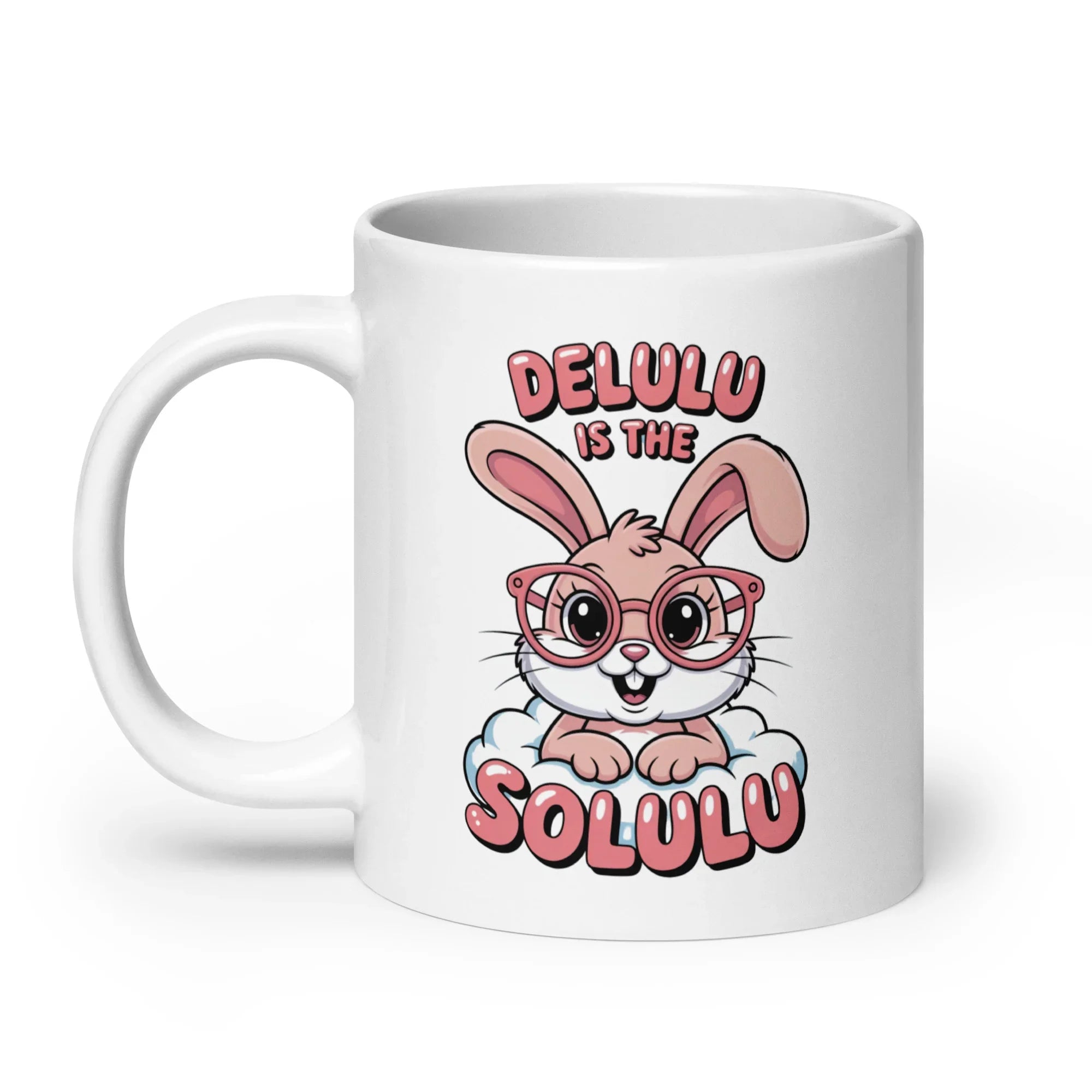 Cute Bunny Delulu Mug - Briadanna