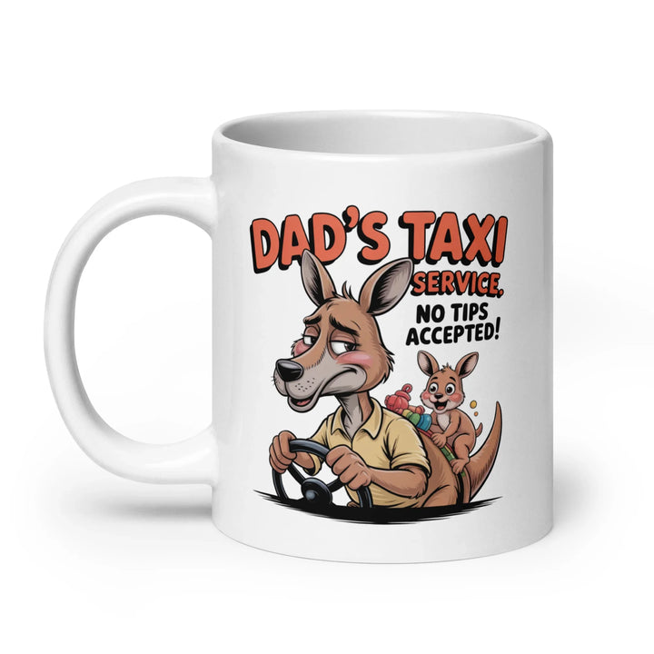 Funny "Dad's Taxi" Ceramic Mug - Briadanna