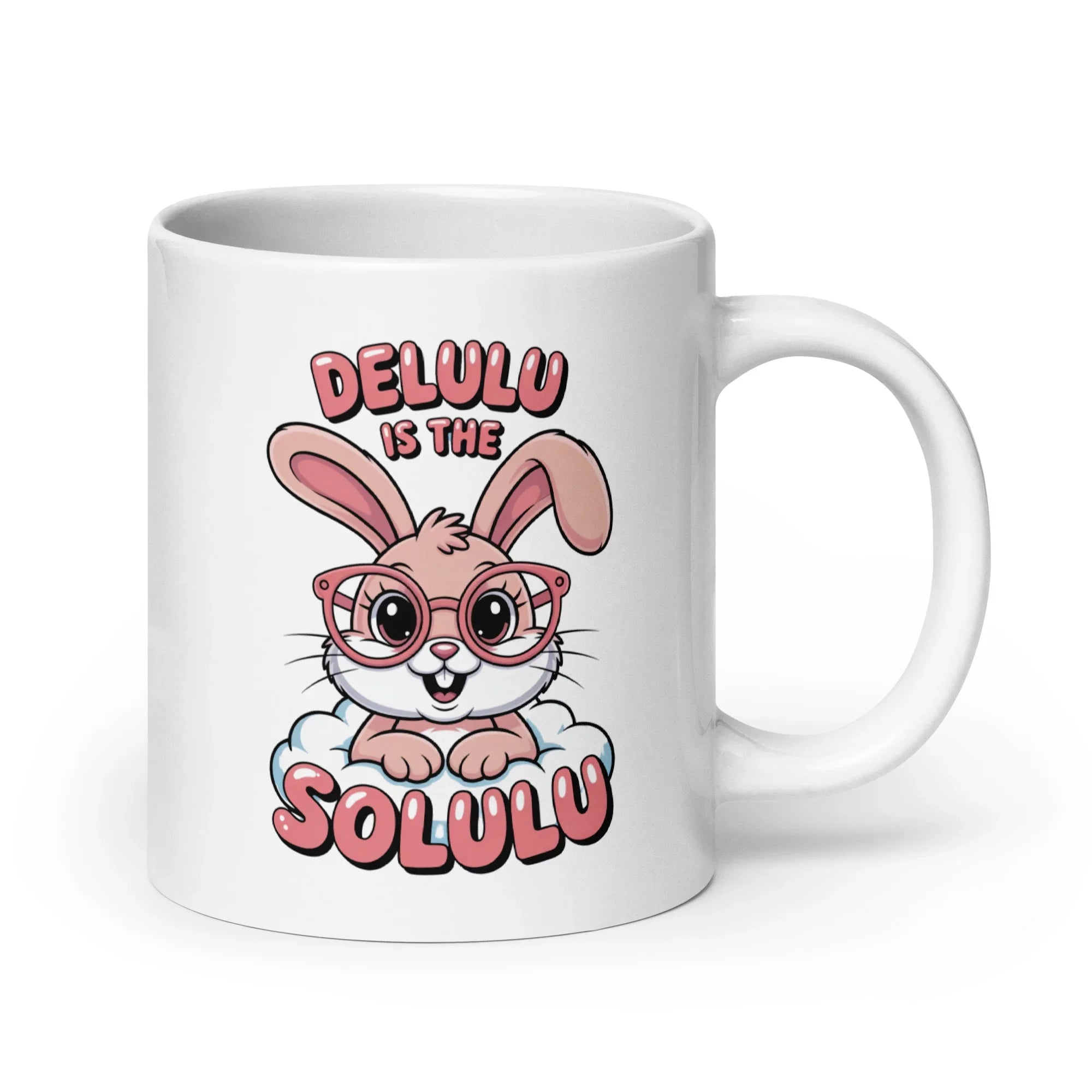 Cute Bunny Delulu Mug - Briadanna