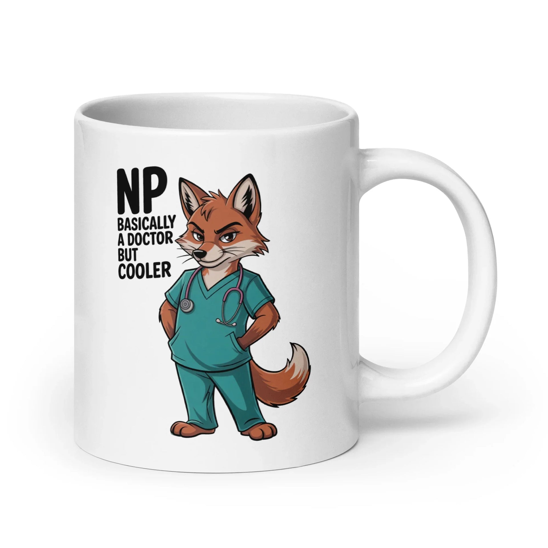 NP Doctor Fox Coffee Mug - Briadanna